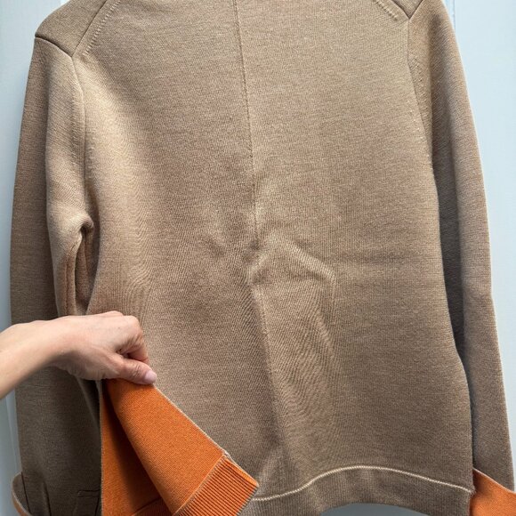 3.1 PHILLIP LIM -Double Face Wool Zip-Front Cardigan -Size Medium - Picture 8 of 8